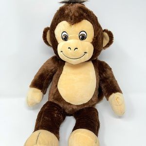 Build A Bear Workshop Brown Smiley Monkey Plush
